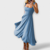 Κομψό Αμάνικο Φόρεμα