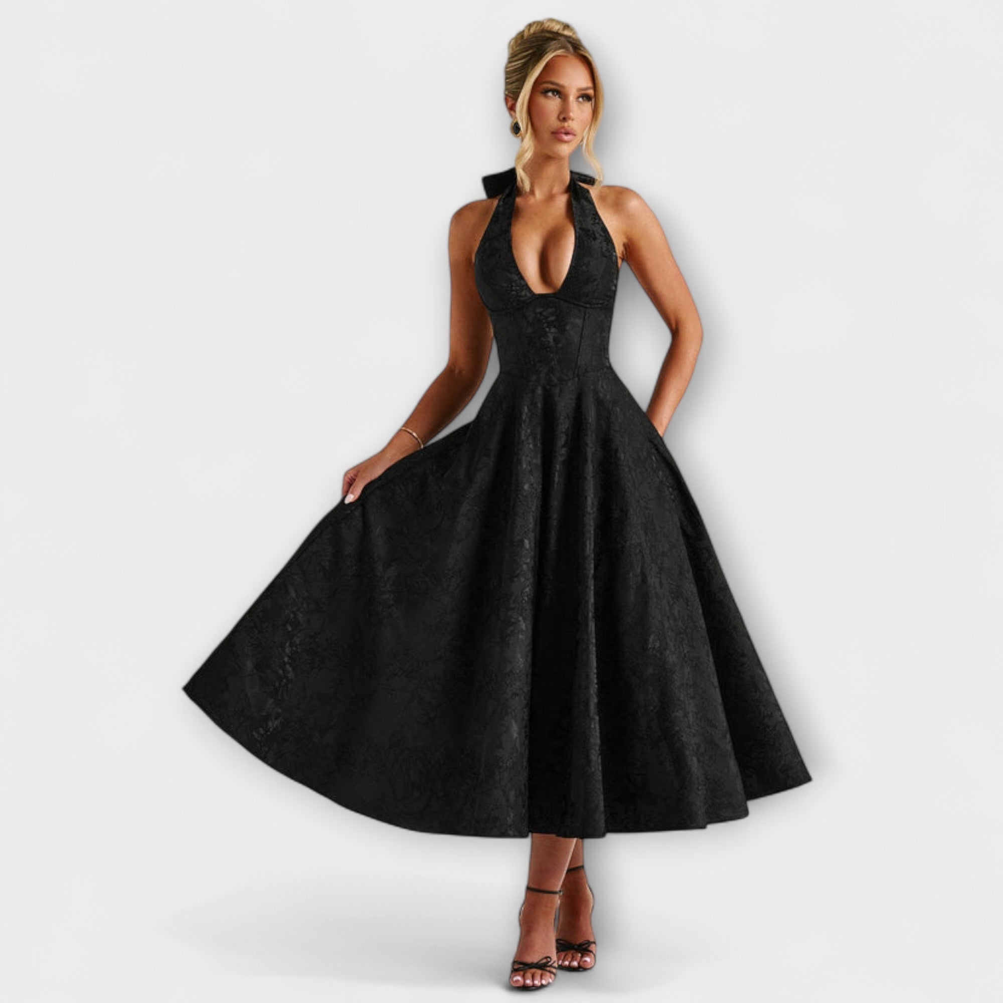 Καταλίνα - Ρομαντικό Midi Φόρεμα