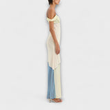 Alora - Midi φόρεμα Thames με λεπτομέρειες εισαγωγής