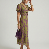 Virel | Χαλαρό Floral Midi Φόρεμα