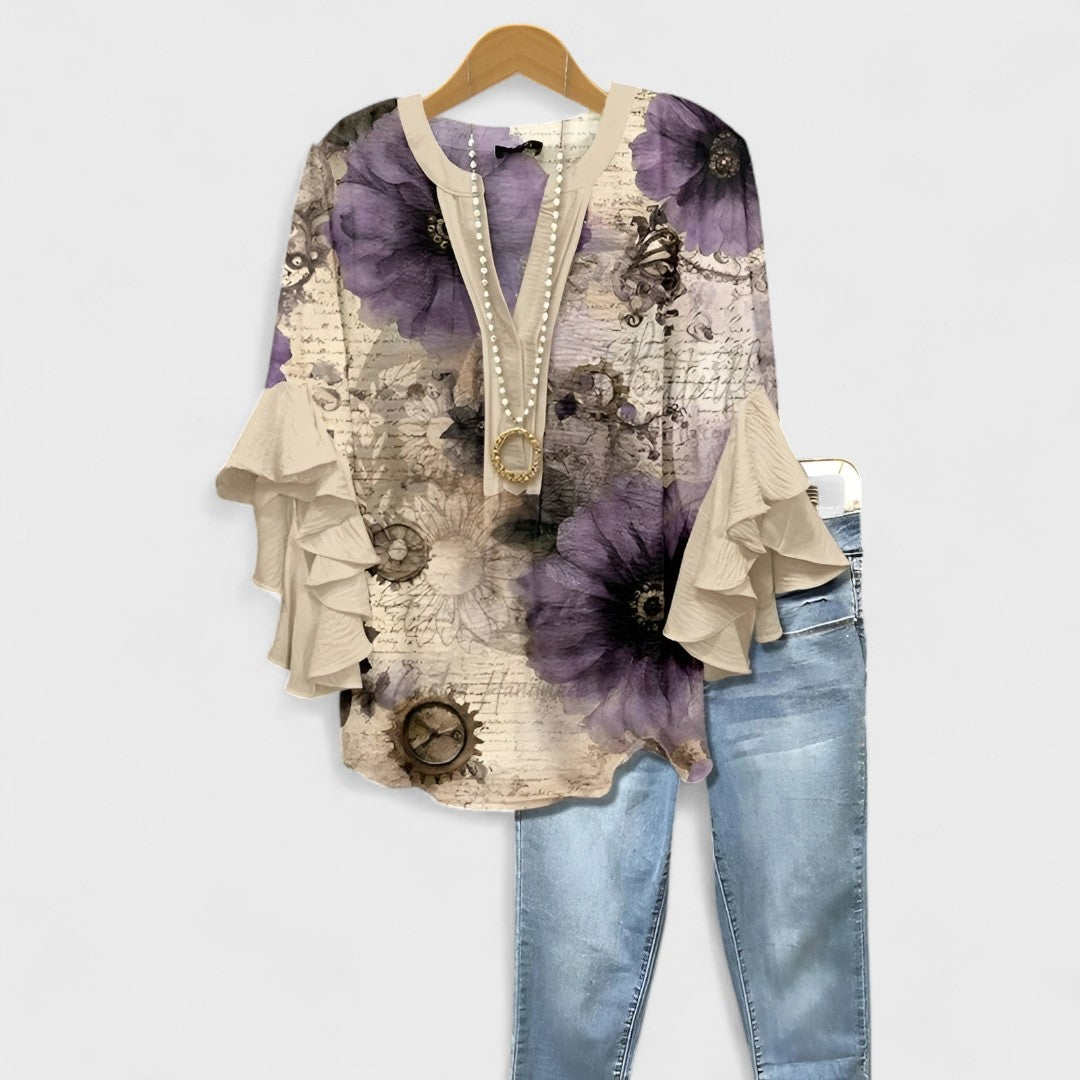 Ελισάβετ - Καθημερινή Καλοκαιρινή Μπλούζα