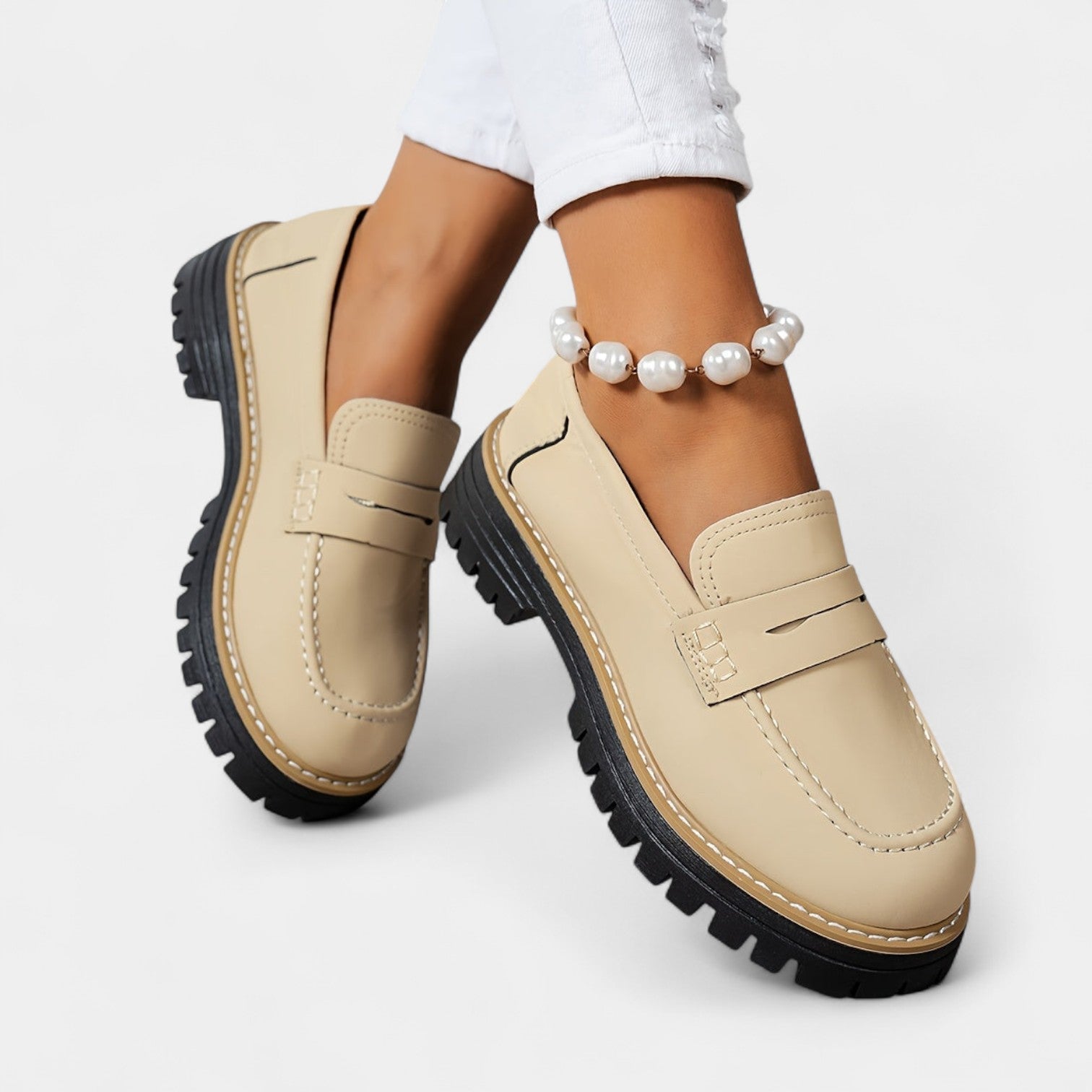 Michaela – Μοκασίνια με χοντρή σόλα