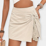 Σορτς με φούστα και ψηλή μέση