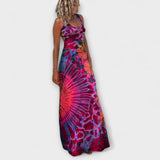 Ρόνια - La Bamba Tie-Dye Print Maxi Φόρεμα