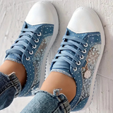 CARO | ΕΛΕΓΑΝΤΑ ΓΥΝΑΙΚΕΙΑ SNEAKER ΜΕ ΛΟΥΛΟΥΔΕΝΙΕΣ ΛΕΠΤΟΜΕΡΕΙΕΣ
