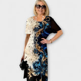 Μπάρμπαρα - Καλοκαιρινό φόρεμα με λουλουδάτο μοτίβο