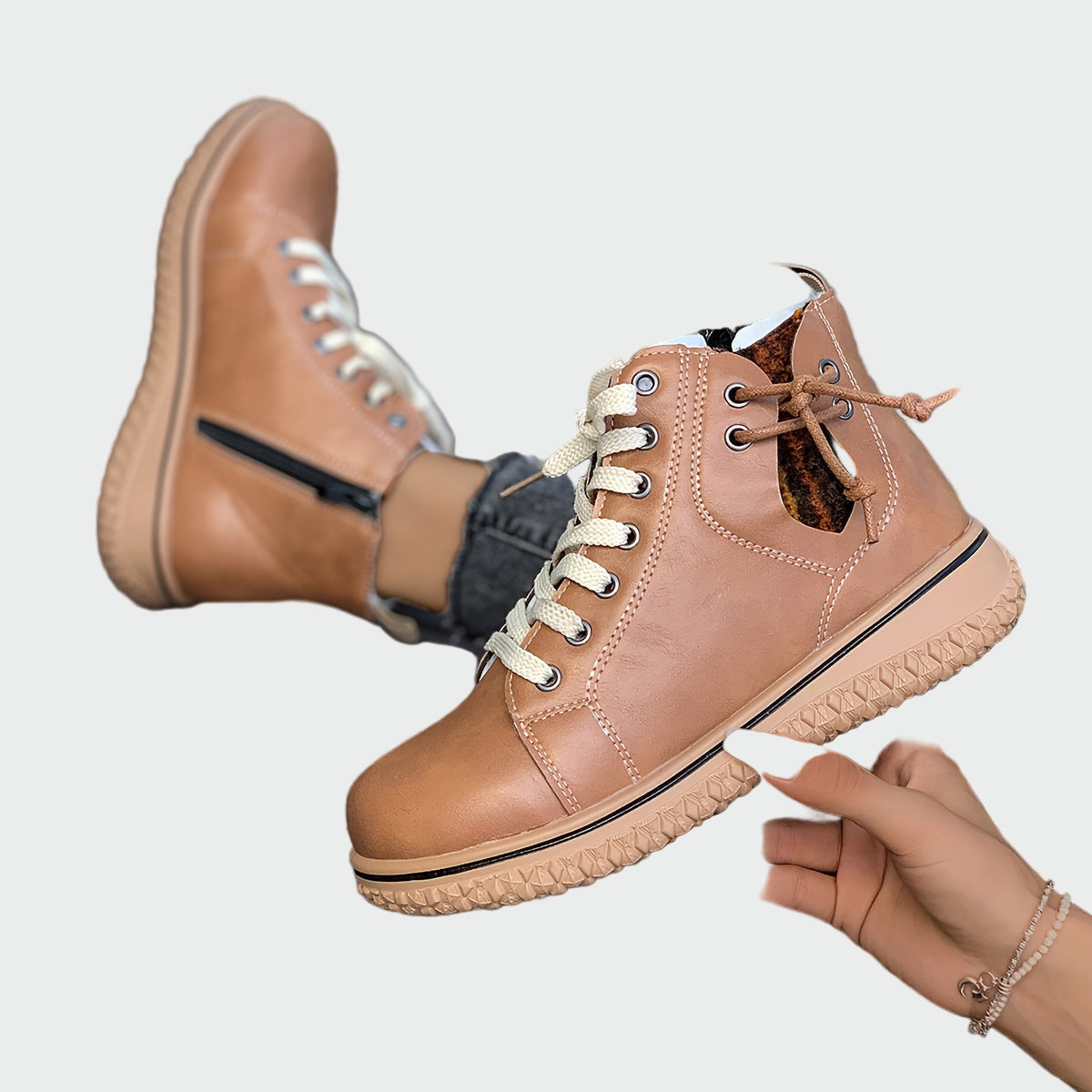 Ορθοπεδικά δερμάτινα μποτάκια