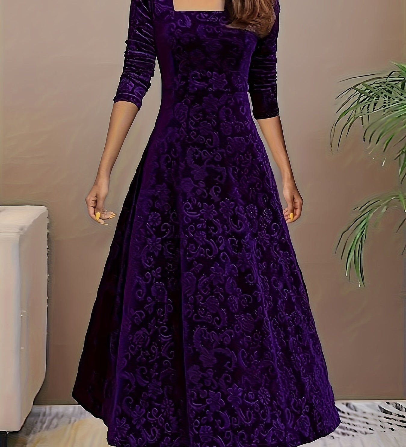 Amelie | Γιορτινό βελούδινο φόρεμα