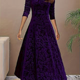 Amelie | Γιορτινό βελούδινο φόρεμα