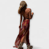 Πληρωμή - Μοναδικό Midi Φόρεμα με Γιακά