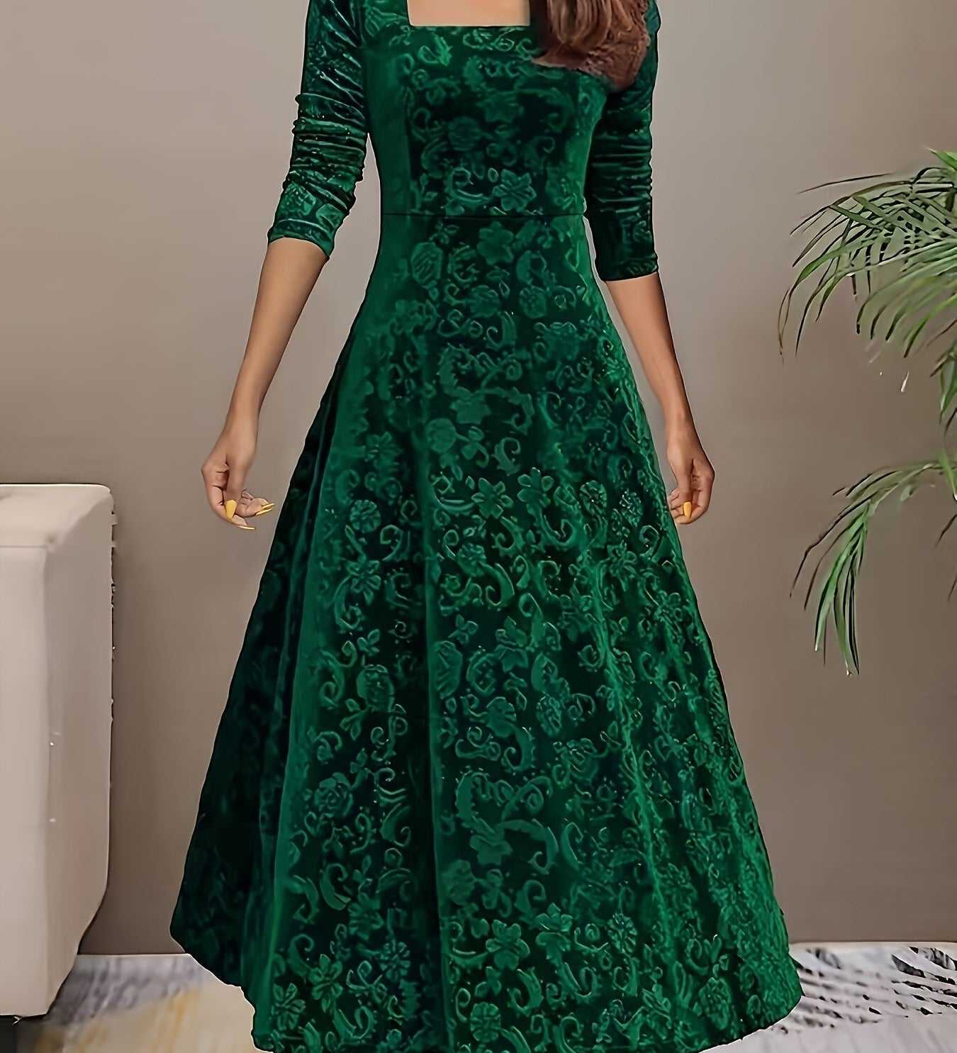 Amelie | Γιορτινό βελούδινο φόρεμα