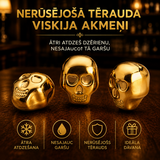 Πολυτελές Σετ Πάγων Βότκας σε Σχήμα Κρανίου