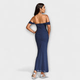 Ione - Φόρεμα Bodycon με ακάλυπτους ώμους και ραφή