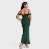 Ione - Φόρεμα Bodycon με ακάλυπτους ώμους και ραφή