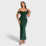 Ione - Φόρεμα Bodycon με ακάλυπτους ώμους και ραφή