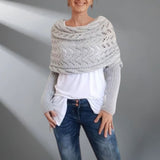 Celeste™ - Κομψό πλεκτό κασκόλ