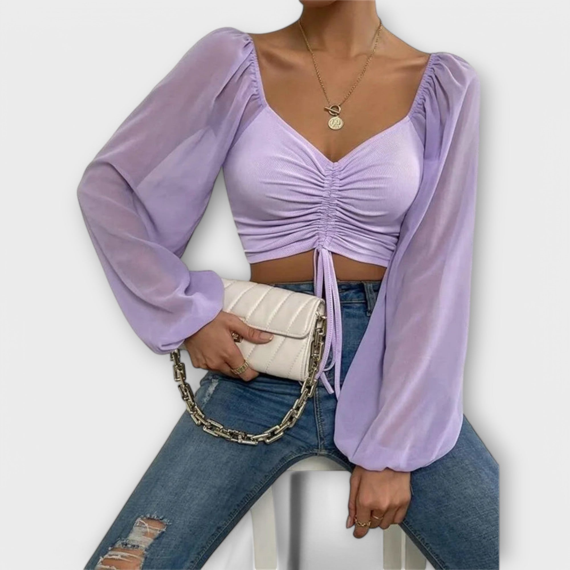 Ζακλίν - Καθολική βραδινή μπλούζα