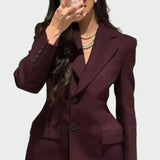 Νίκολ - Σακάκι με Εντυπωσιακή Ραφή και Κουμπιά