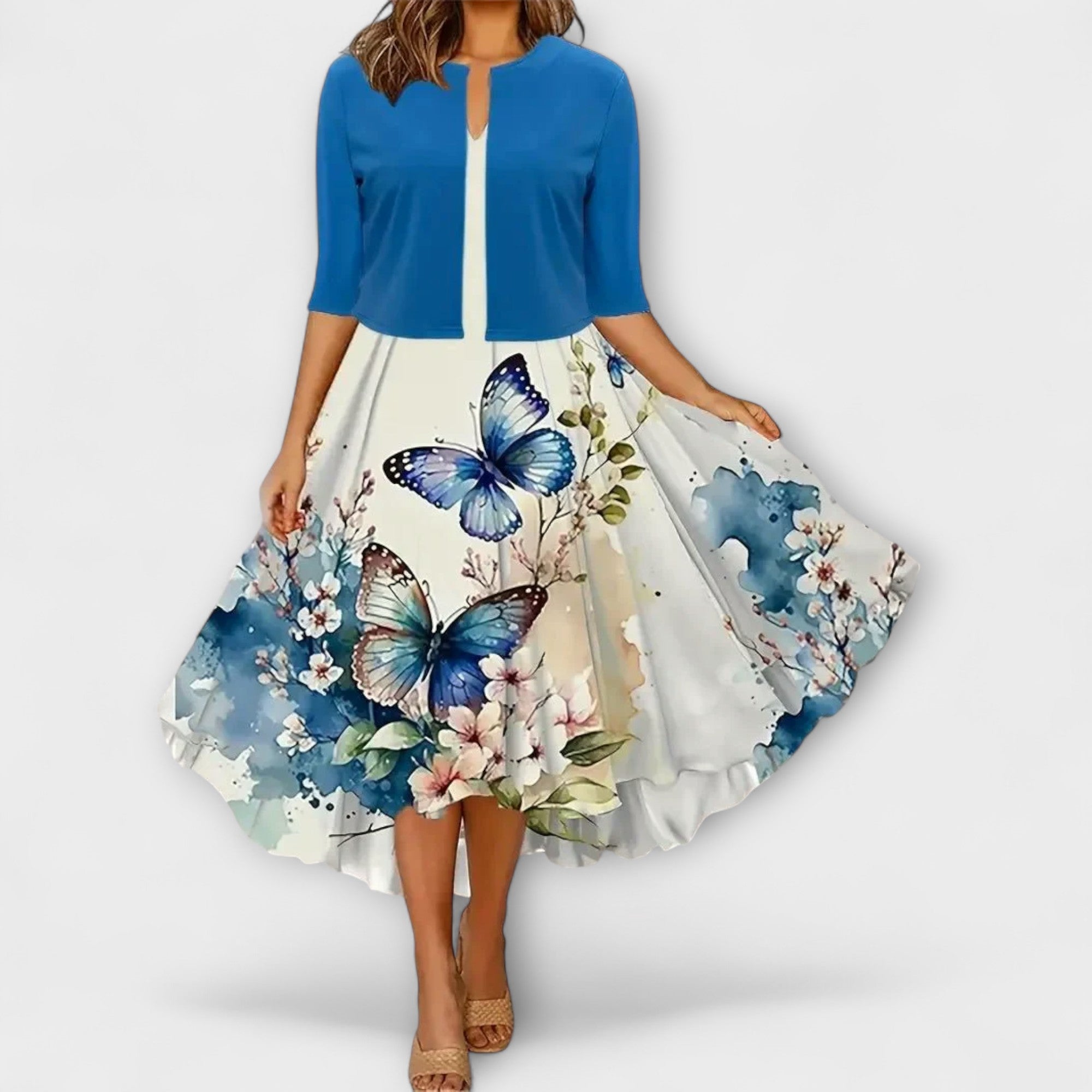 Γυναικεία midi φορέματα με σακάκι