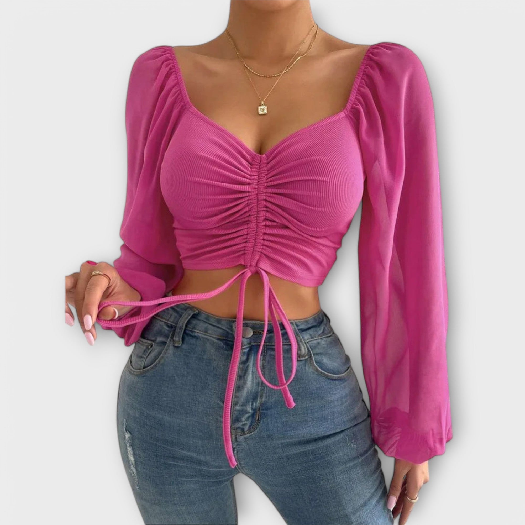 Ζακλίν - Καθολική βραδινή μπλούζα