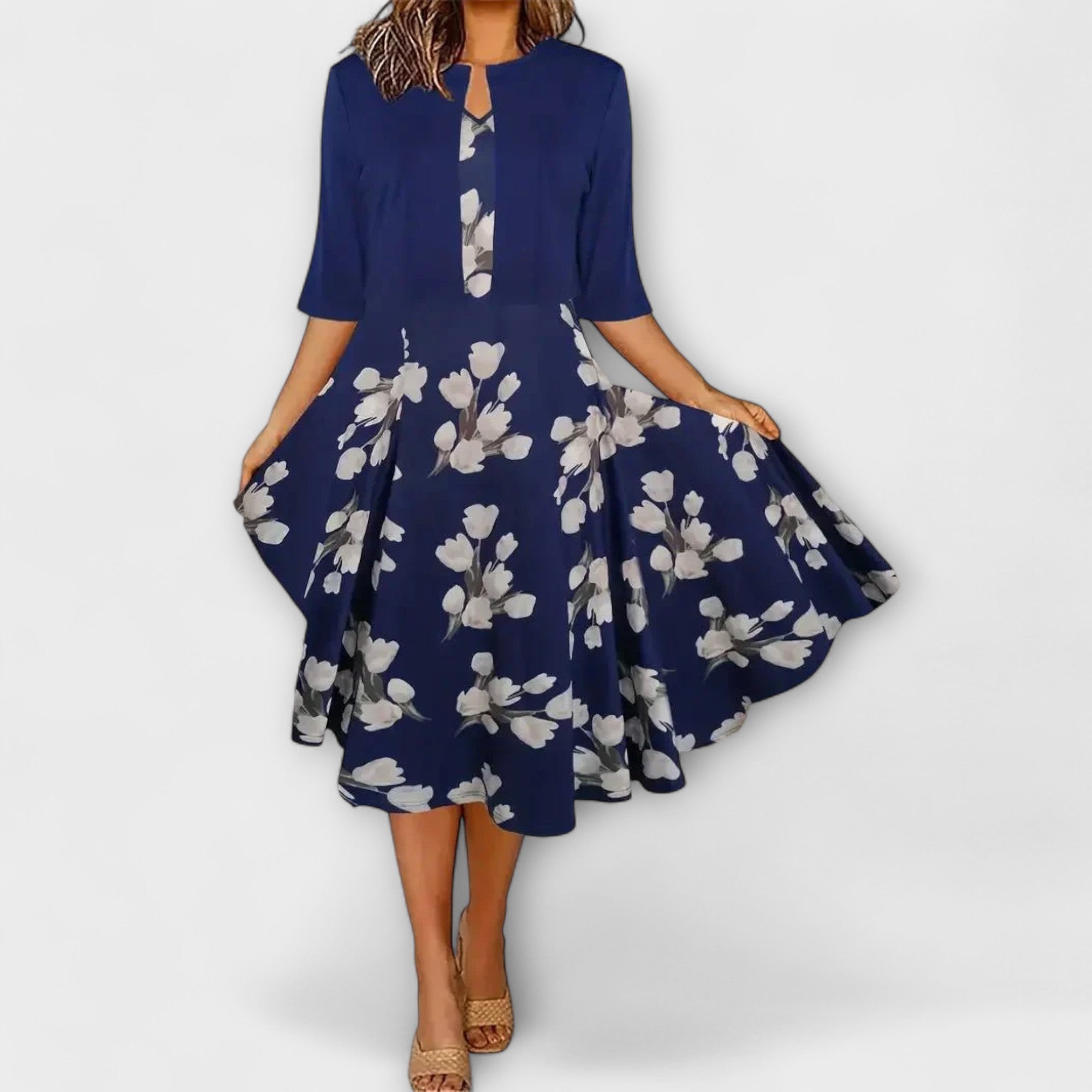 Γυναικεία midi φορέματα με σακάκι