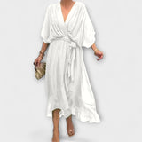 Amoura - Φορέματα από σιφόν με V ντεκολτέ