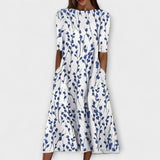 Αδελίνα - Λουλουδάτο φόρεμα παραλίας