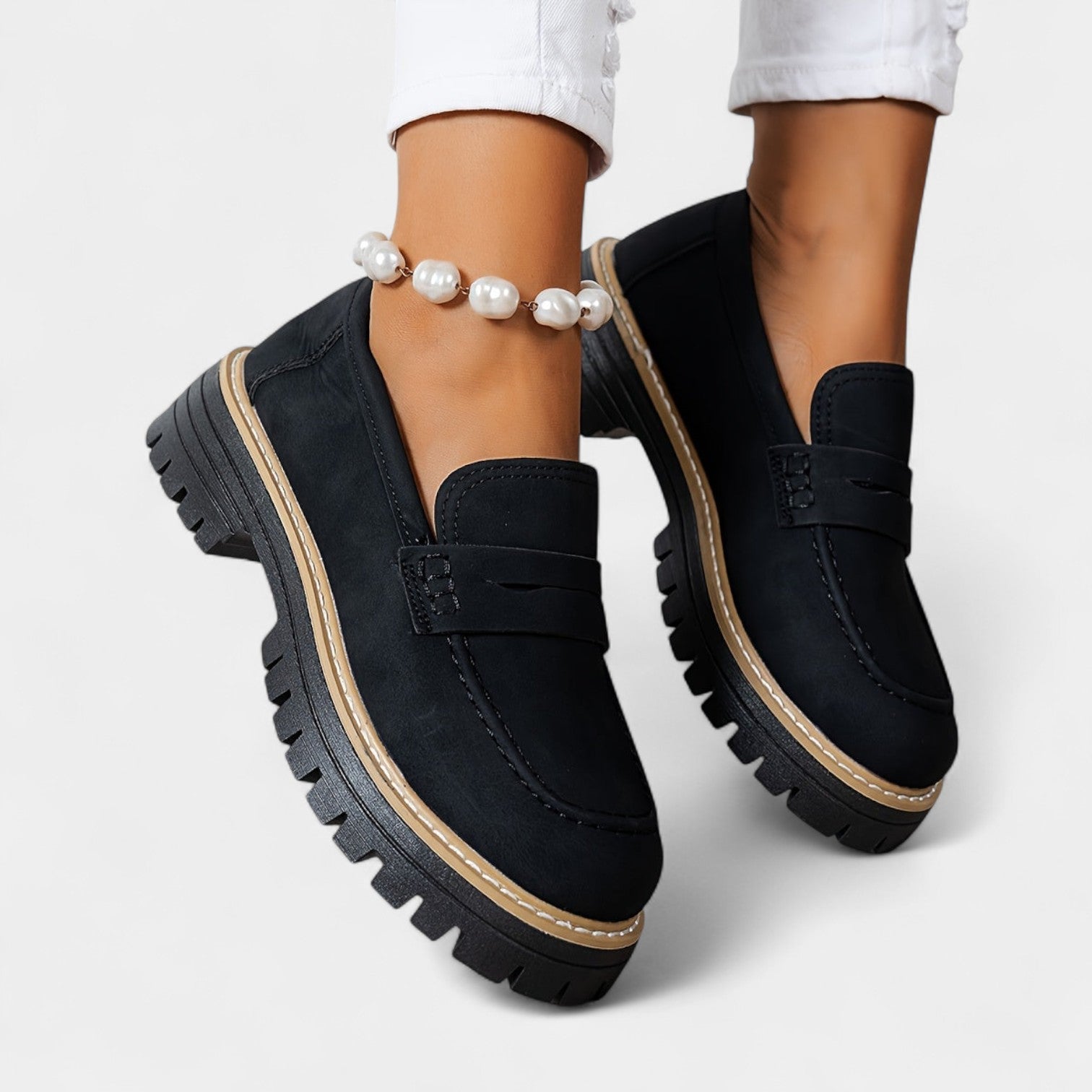 Michaela – Μοκασίνια με χοντρή σόλα