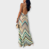 Remi - Maxi φόρεμα με πολύχρωμο σχέδιο ριγέ από την Missoni
