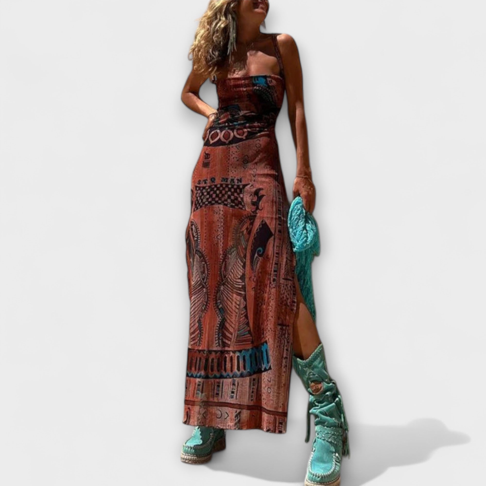 Πληρωμή - Μοναδικό Midi Φόρεμα με Γιακά