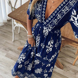 Nefeli™ – Αέρινο Boho Maxi Φόρεμα