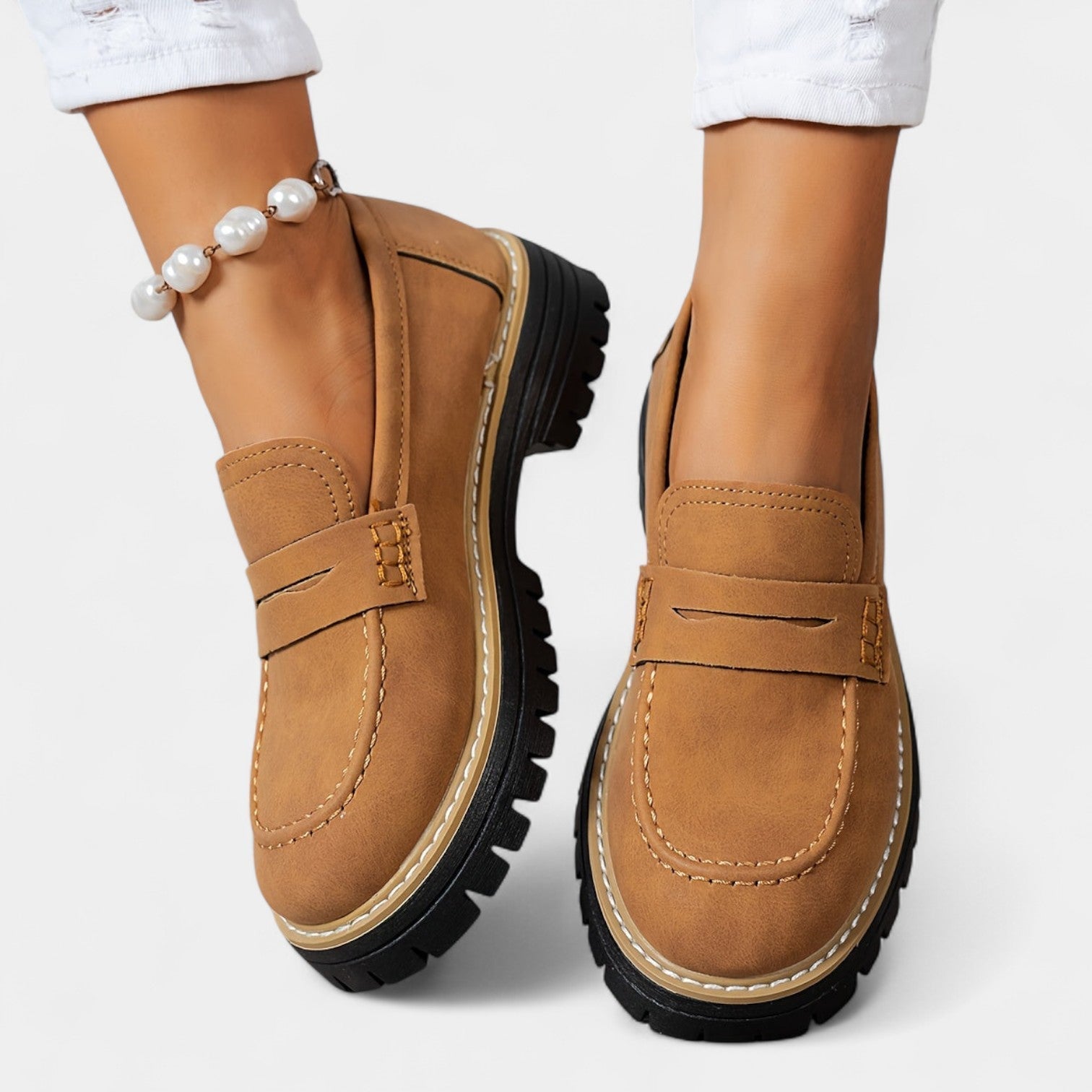 Michaela – Μοκασίνια με χοντρή σόλα