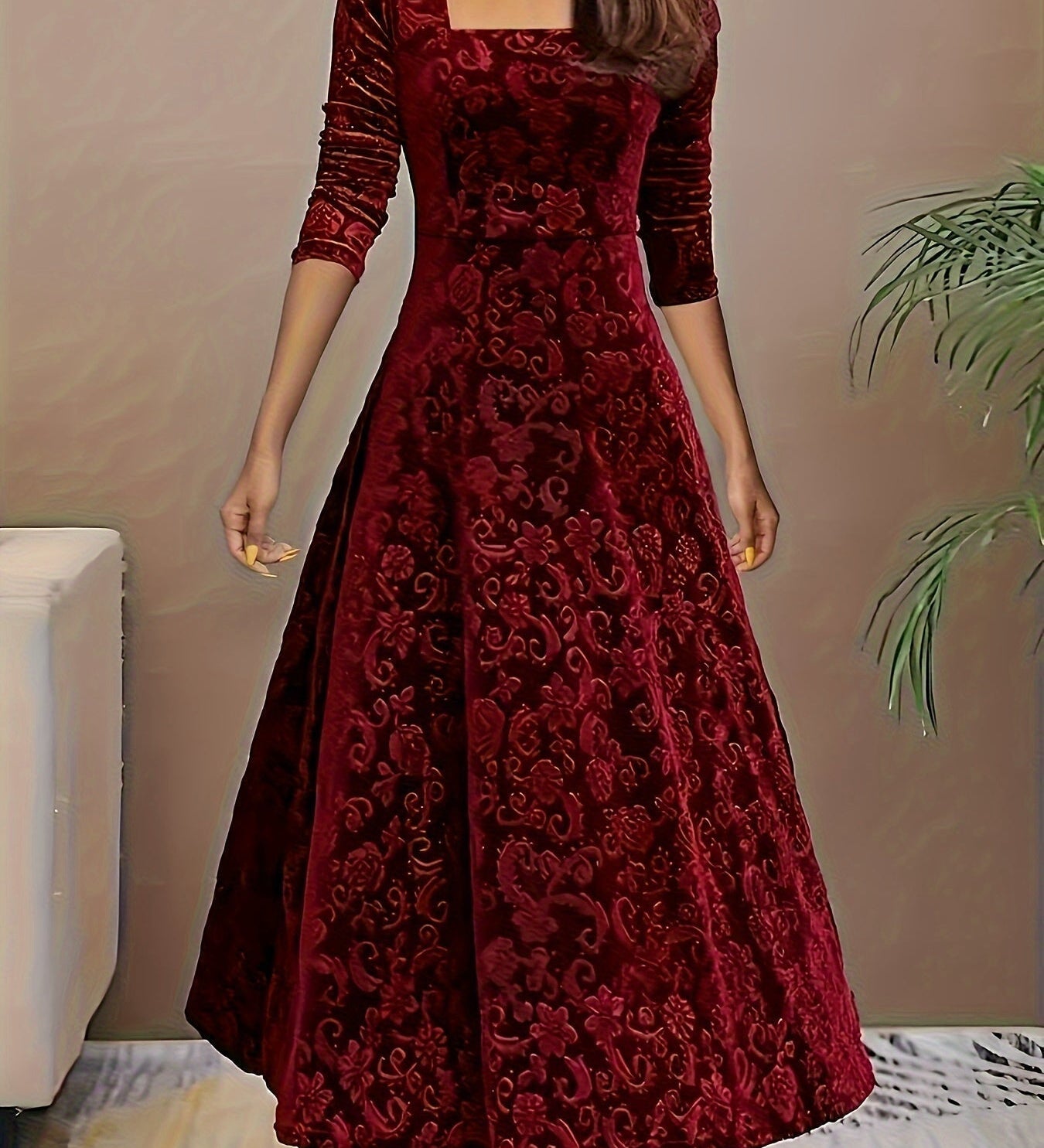 Amelie | Γιορτινό βελούδινο φόρεμα